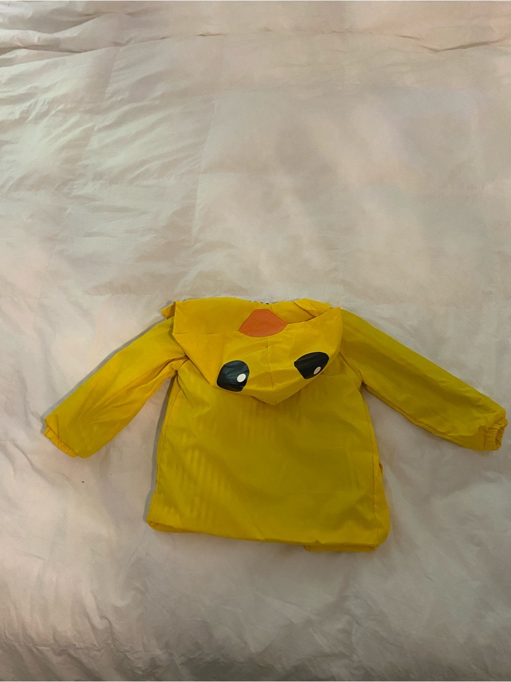 Adorable 2T Yellow Duck Hooded Rain Jacket - Picture 7 of 7